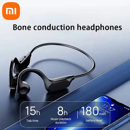 Xiaomi X7 Bone Conduction Wireless Earphone Sport Swimming Bluetooth Compatible Headphone Hand-Free with Mic for Running Earbuds